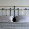 5ft6 Victorian Brass & Iron Bedstead – Ref. 9661B66 - Image 4