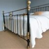 6ft Victorian  Brass & Iron Bedstead – Ref. 9723B72 - Image 5