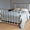 5ft Victorian Brass & Iron Bedstead – Ref. 96023B60