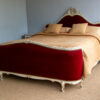 5ft6 Antique French Painted & Upholstered Bedstead – Ref. 96611W66
