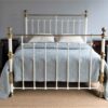 5ft Victorian Brass & Iron Bedstead – Ref. 96023B60 - Image 2