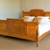 5ft6 Antique Victorian Birds Eye Maple Bedstead – Ref. 9666W66