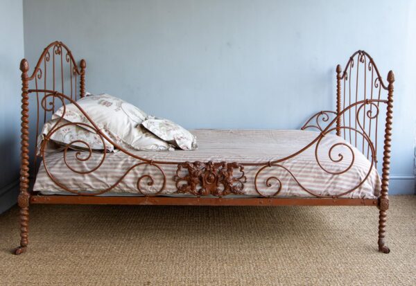 3ft Antique French Folding Iron Day Bed – Ref. 9365DI36 - Image 2