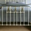 4ft6 Victorian Brass & Iron Bedstead – Ref. 7034B54 - Image 3