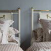 3ft Victorian Matched Pair of Brass & Iron Bedsteads – Ref. 9364B36PR - Image 4