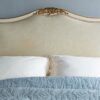 5ft Antique French Painted & Upholstered Bedstead – Ref. 96029W60 - Image 4