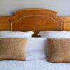 5ft6 Antique Victorian Birds Eye Maple Bedstead – Ref. 9666W66 - Image 4