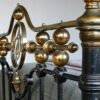 4ft6 Victorian Brass & Iron Bedstead – Ref. 95415B54 - Image 5