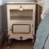 5ft Antique French Painted & Upholstered Bedstead – Ref. 96029W60 - Image 7