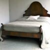 4ft6 Antique Mahogany Bedstead – Ref. 95411W54