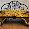 4ft6 Victorian Iron Bedstead – Ref. 95448C54 - Image 3