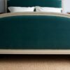 5ft Antique French Painted & Upholstered Bedstead – Ref. 9609WU60X75 - Image 3