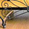 4ft6 Victorian Iron Bedstead – Ref. 95448C54 - Image 6