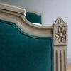 5ft Antique French Painted & Upholstered Bedstead – Ref. 9609WU60X75 - Image 6