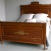 4ft6 Antique French Cherry Wood Bedstead – Ref. BA 9542W54