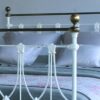 4ft6 Genuine Victorian Brass & Iron Bedstead – Ref. BA 7031B54 - Image 2