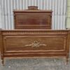 4ft6 Antique French Cherry Wood Bedstead – Ref. BA 9542W54 - Image 2