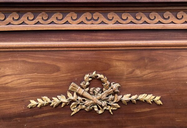 4ft6 Antique French Cherry Wood Bedstead – Ref. BA 9542W54 - Image 6
