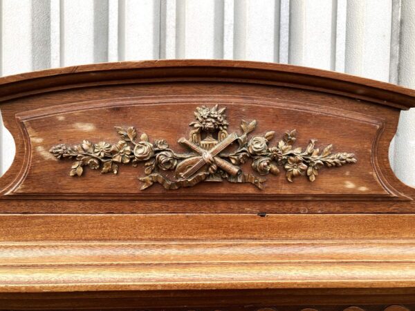 4ft6 Antique French Cherry Wood Bedstead – Ref. BA 9542W54 - Image 7