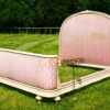 5ft Antique French Painted & Upholstered Bedstead – Ref. 5864W60