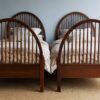 3ft Antique Edwardian Matched Pair of Mahogany Bedsteads – Ref. 93615W36PR - Image 3