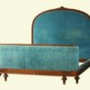 5ft Antique French Painted & Upholstered Bedstead – Ref. 5864W60 - Image 4