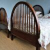3ft Antique Edwardian Matched Pair of Mahogany Bedsteads – Ref. 93615W36PR - Image 5