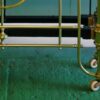3ft6 Antique Victorian All Brass Half-tester Bedstead – Ref. BA 5314 A42 - Image 3