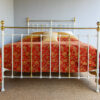 5ft Victorian Brass & Iron Bedstead – Ref. 96025B60 - Image 3