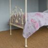 3ft Victorian Iron Four-poster Bedstead – Ref. 9365C36 - Image 5