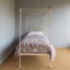 3ft Victorian Iron Four-poster Bedstead – Ref. 9365C36 - Image 7