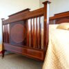 5ft Edwardian Mahogany & Inlaid Bedstead – Ref. 96033W60 - Image 5
