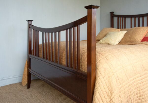 5ft Edwardian Mahogany Bedstead – Ref. 96034W60 - Image 5