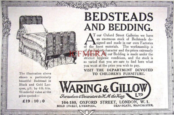 3ft6 Antique Edwardian Caned Walnut Bedstead – Ref. 9422WC42 - Image 10
